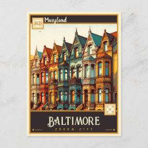 Carte Postale Baltimore, Maryland   VINTAGE