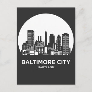 Carte Postale Baltimore Ville Maryland