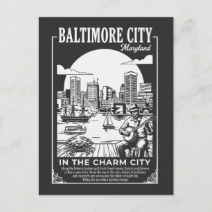 Carte Postale Baltimore Ville Maryland Dans La Charm City