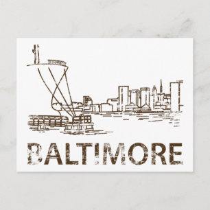 Carte Postale Baltimore vintage