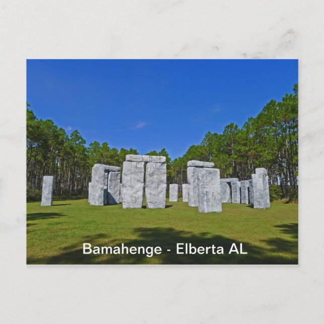 Carte Postale Bamahenge - Elberta AL (Devant)