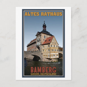 Carte Postale Bamberg - Altes Rathaus Portrait
