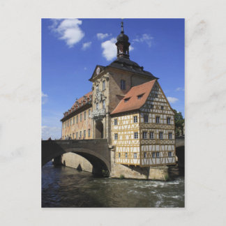 Carte Postale Bamberg, le Rathaus allemand