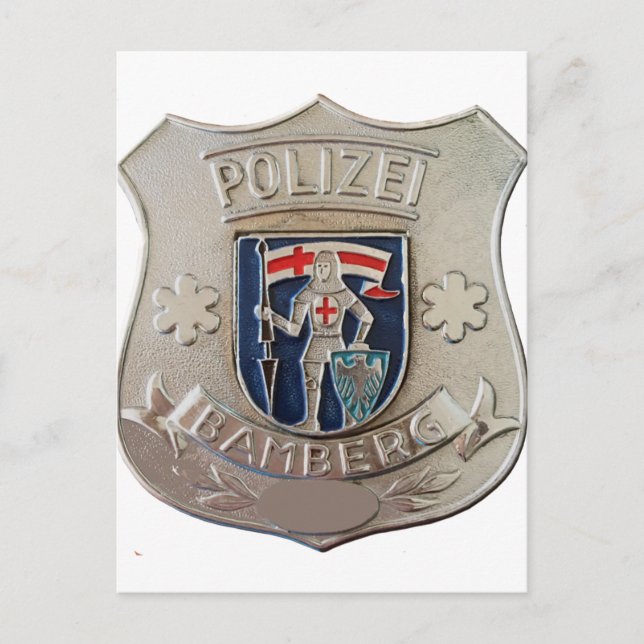 Carte Postale Bamberg Polizei (Devant)