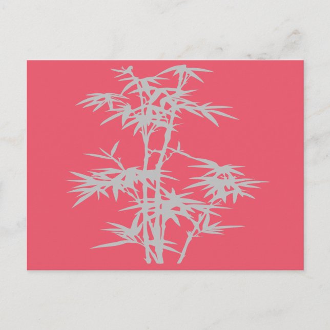 Carte Postale Bamboo Zen design japonais (Devant)