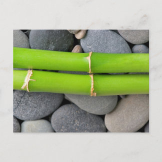 Carte Postale Bambou et galets