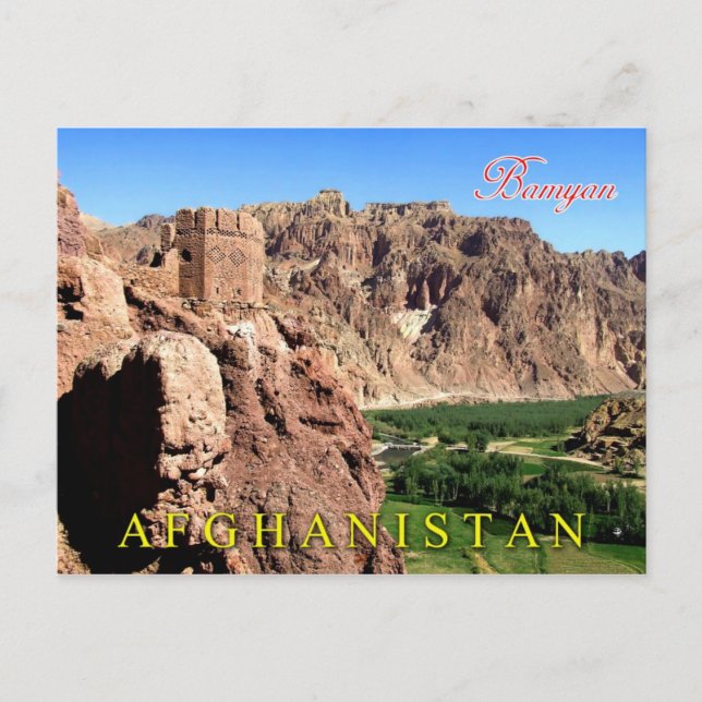 Carte Postale Bamyan, province de Bamyan, Afghanistan (Devant)