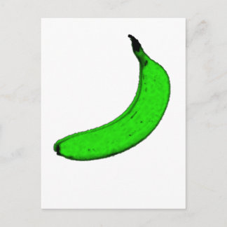 Carte Postale banane verte