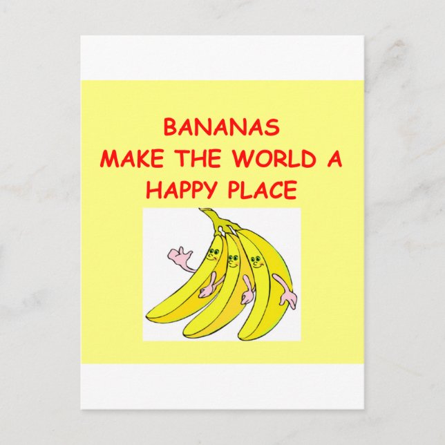 Carte Postale bananes (Devant)