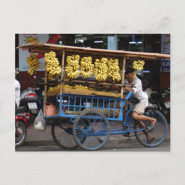 Carte Postale Bananes à vendre (Devant)