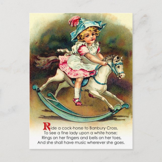 Carte Postale Banbury Cross Nursery Rhyme (Devant)
