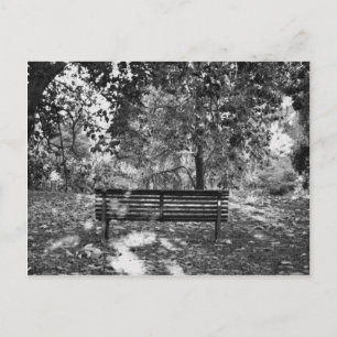 Carte Postale Banc du parc