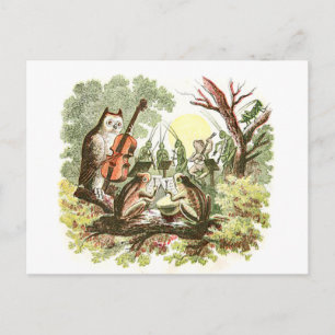 Carte Postale Bande animale vintage