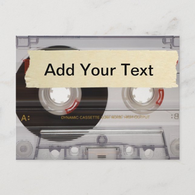 Carte Postale Bande Casette (Devant)