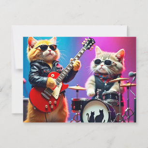Carte Postale Bande de chat