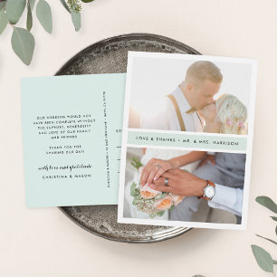 Carte Postale Bande de seaglass Merci photo Mariage