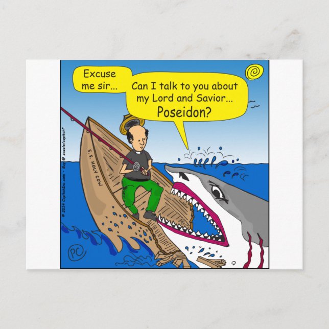 Carte Postale Bande dessinée de 595 Poseidon (Devant)