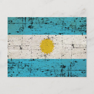 Carte Postale Bandeira da Argentina