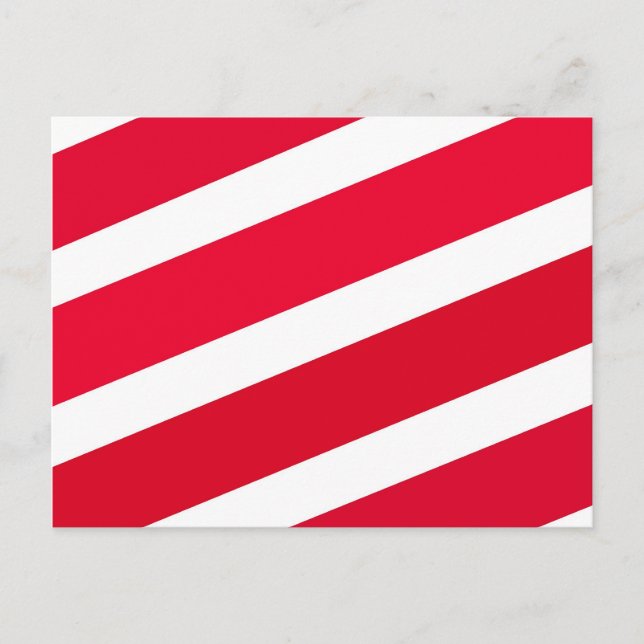 Carte Postale Bandes de Sucre de canne rouge (Devant)