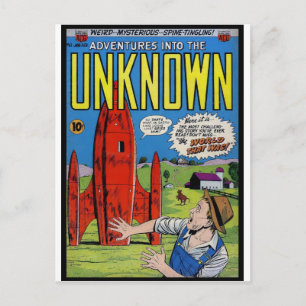 Carte Postale Bandes dessinées d'horreur : Dans l'inconnu 61.