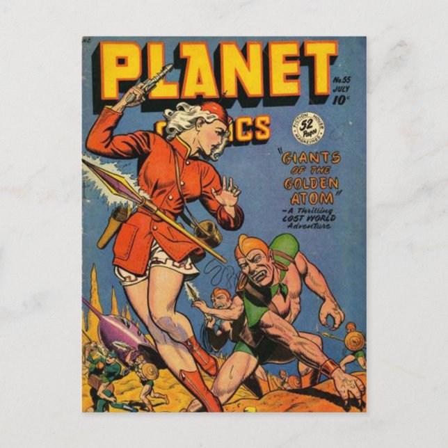 Carte Postale bandes dessinées vintages - (Devant)