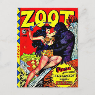 Carte Postale bandes dessinées vintages -