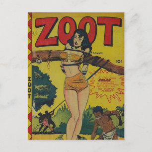 Carte Postale bandes dessinées vintages -