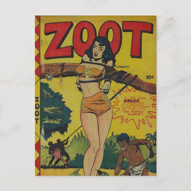 Carte Postale bandes dessinées vintages - (Devant)