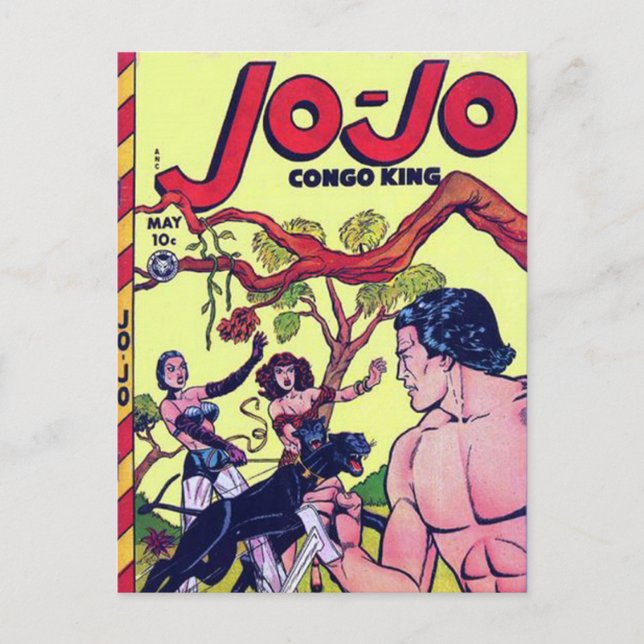 Carte Postale bandes dessinées vintages - (Devant)