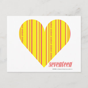 Carte Postale Bandes minces Jaune 3