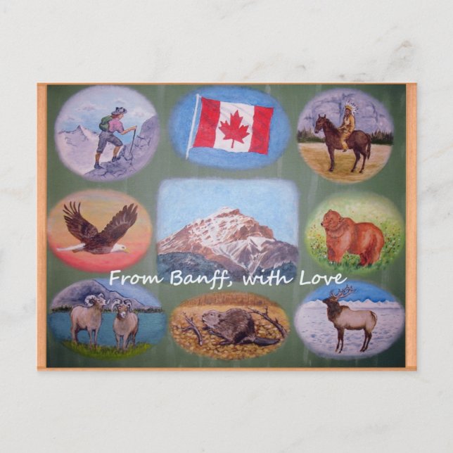 Carte postale Banff Lodging (Devant)