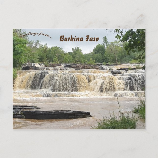 Carte Postale Banfora Cascades Burkina Faso (Devant)
