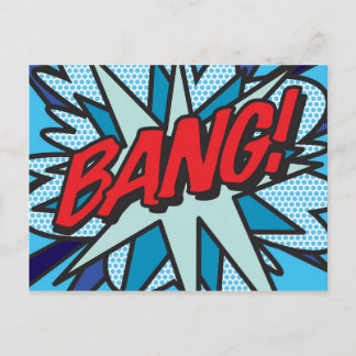 Carte Postale BANG Art Pop Fun rétro Bande dessinée