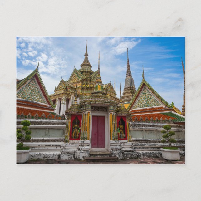 Carte Postale Bangkok, temple de Thaïlande (Devant)