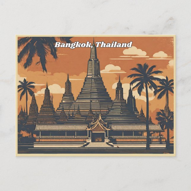 Carte Postale Bangkok Thaïlande (Devant)