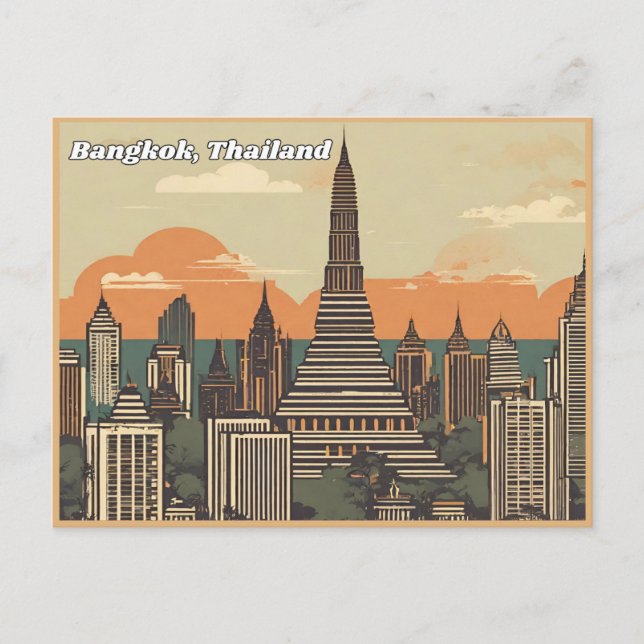 Carte Postale Bangkok Thaïlande (Devant)