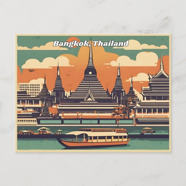 Carte postale Bangkok, Thaïlande (Devant)
