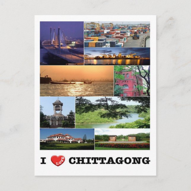 Carte Postale Bangladesh - Chittagong - J'aime - (Devant)