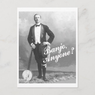 Carte postale Banjo Anyone