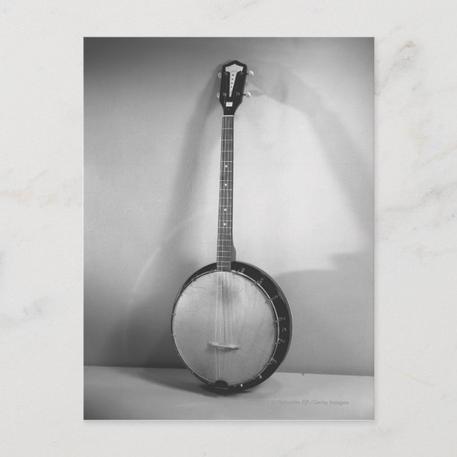 Carte Postale Banjo B&W (Devant)