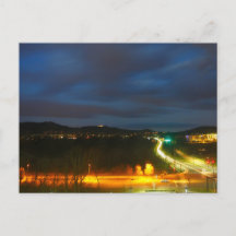 Banlieue de Franklin, Tennessee à la nuit