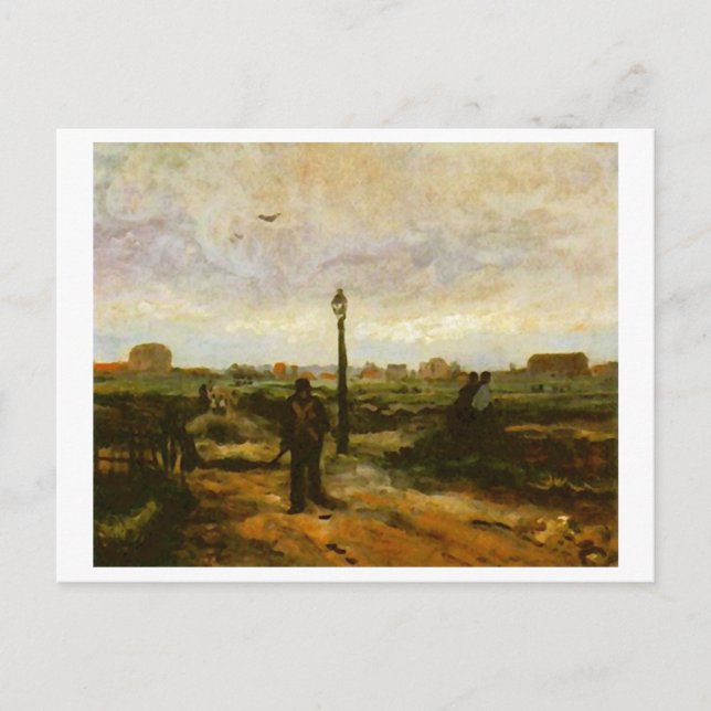 Carte Postale Banlieue de Paris (F264)Van Gogh Fine Art (Devant)