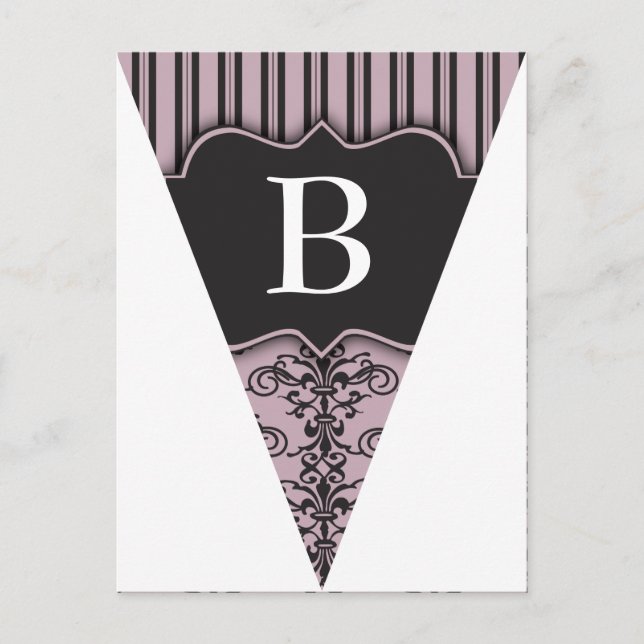 Carte postale Bannière Bannière Banderon Drapeau P (Devant)