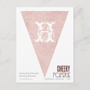 Carte Postale Bannière de Bunting Princess Heavenly