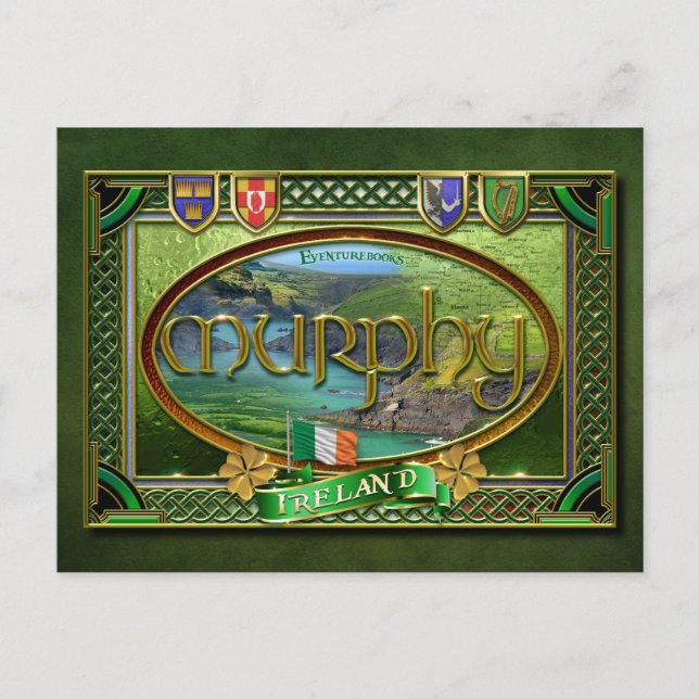 Carte Postale Bannière de la famille Murphy (Devant)