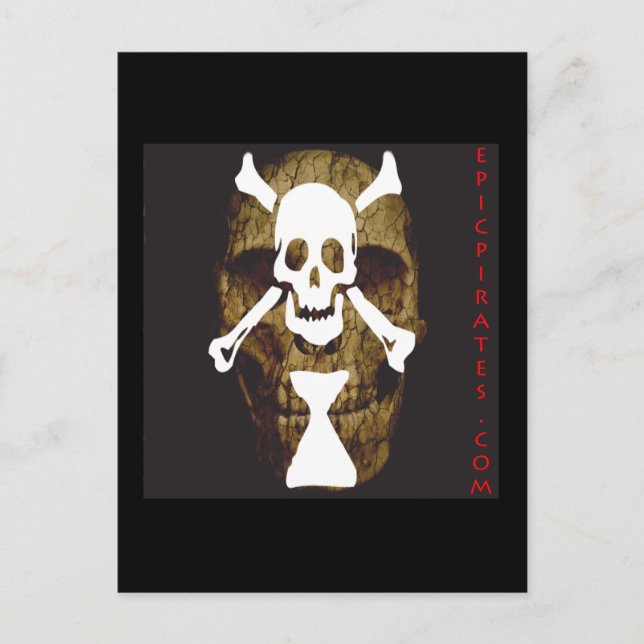 Carte Postale Bannière épique Pirates #10 (Devant)