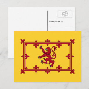 Carte Postale Bannière royale écossaise, Écosse