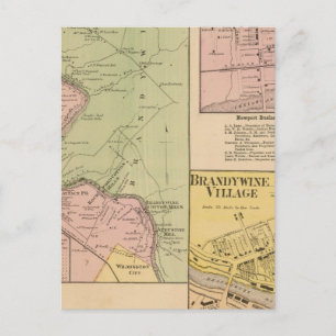 Carte Postale Banques de Brandywine