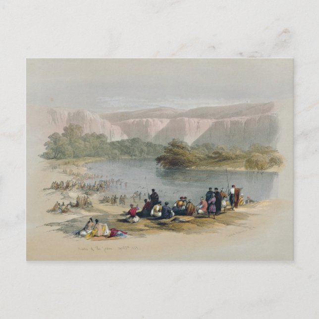 Carte Postale Banques du Jourdain (Devant)