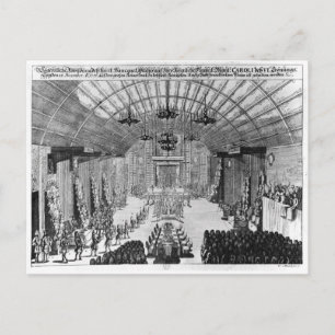 Carte Postale Banquet dans la salle Romer à Francfort-sur-le-Mai